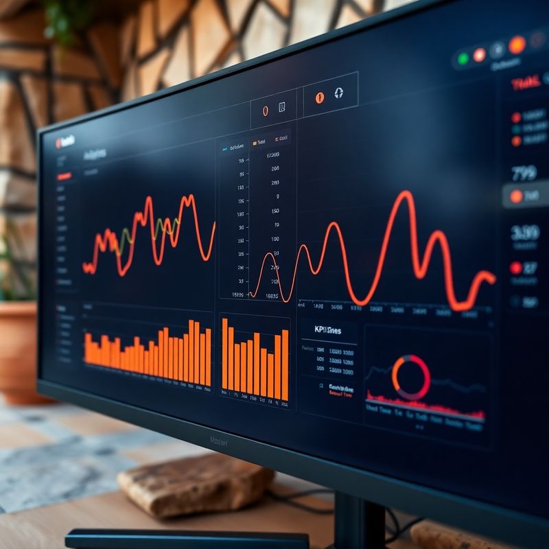 Interaktivni dashboard s KPI karticama i grafovima
